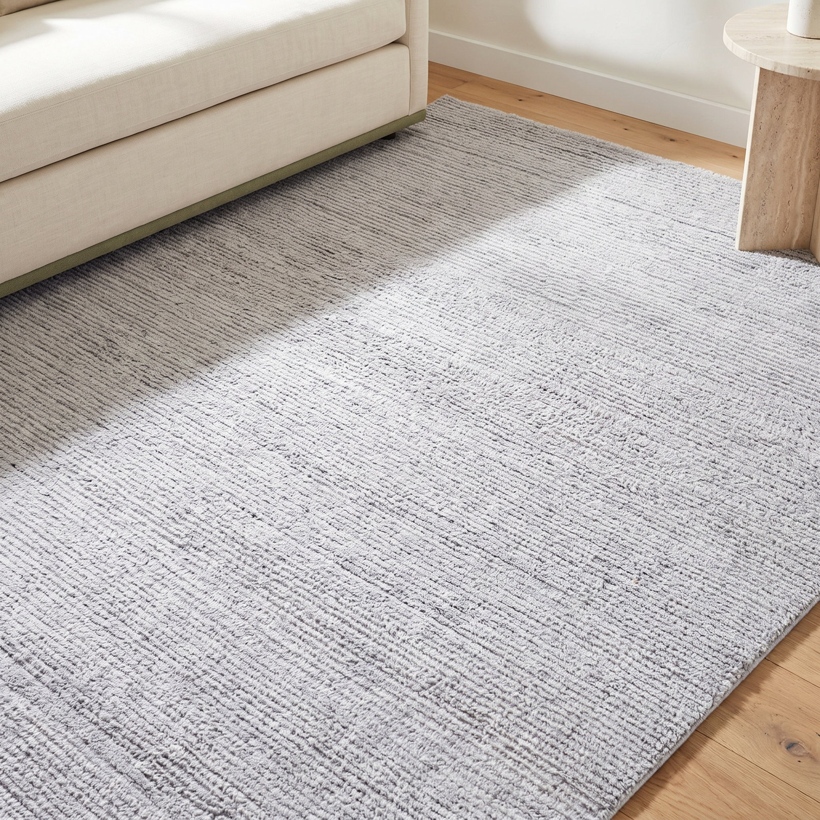 Danberry Hand-Tufted Wool Shag Rug, Rectangle 8 x '10'