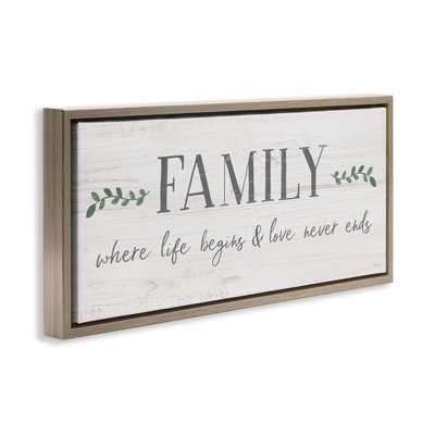 Love Never Ends Family Phrase