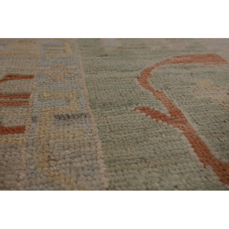 Vegetable Dye Oushak Oriental Area Rug 6