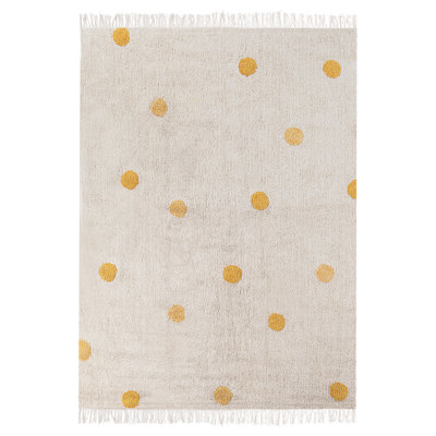 Tessa Polka Dots Cotton Hand Tufted 140cm X 200cm Area Rug