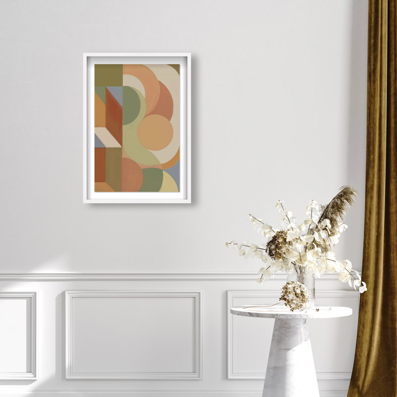 Adore You More Shadowbox Abstract Print by Oliver Gal, Black Frame, 10 x 15, White Shadowbox, 21.5"H x 31.5"W