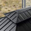 Abri de jardin pour patio en métal en aluminium mesurant l 12 pi x P 10 pi