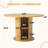 47" Storage Round Dining Table-51570839
