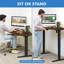 Bureau debout électrique à deux moteurs avec plateau 48 po Mount-It Ultimate-685990095-685990128