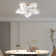 Izzabella 24.6" 7 - Blade LED Dimmable Flush Mount Ceiling Fan with Light and Remote