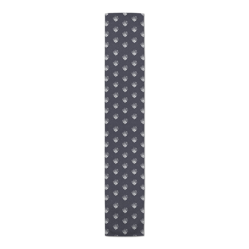 Floral Table Runner, Blue