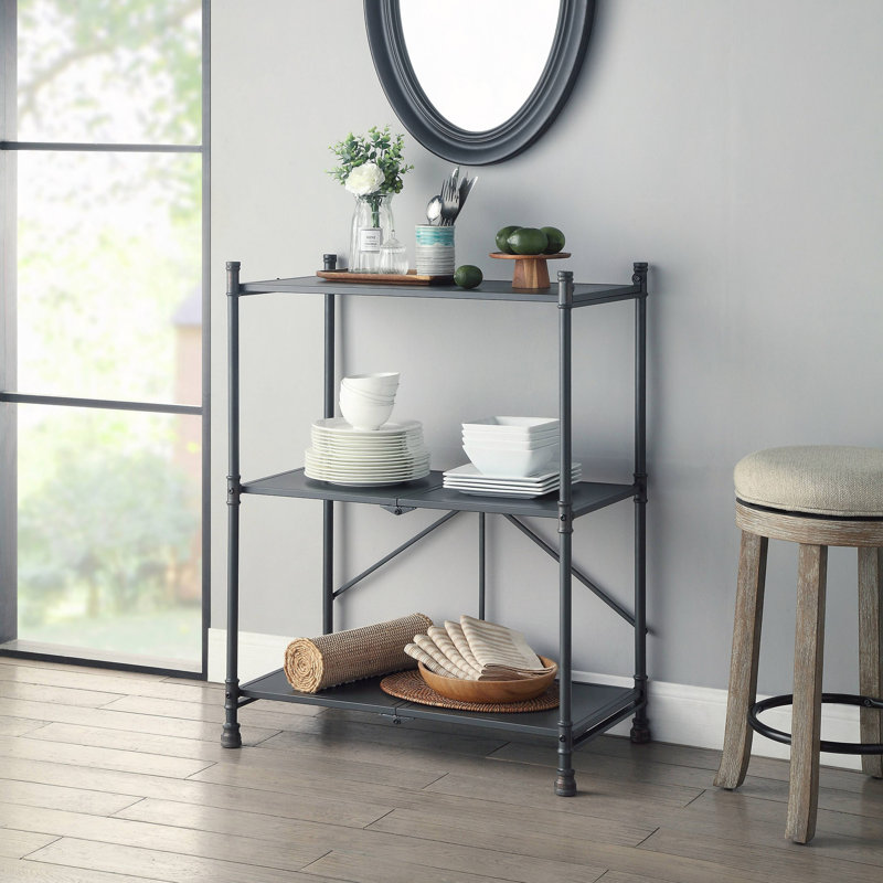 Dark Bronze Hand-Brushed Finish Console Table