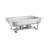 Perossia 2 Sets Stainless Steel Buffet Catering Dish For Home & Outdoor - Food-Safe, Stackable & Foldable