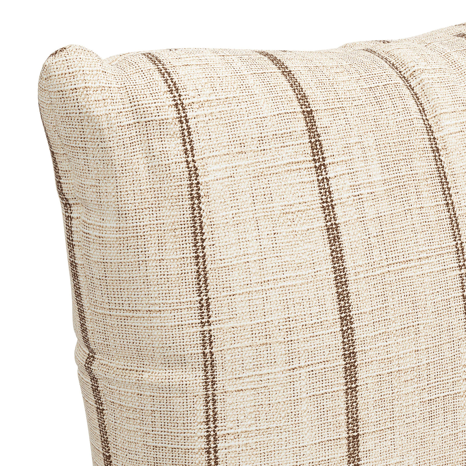 Esta Striped Cotton Throw Pillow, Polyester/Polyfill