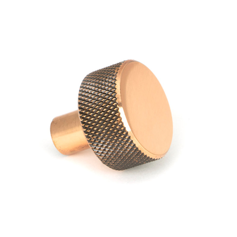 Round Knob, 2.5 cm, Polished Bronze