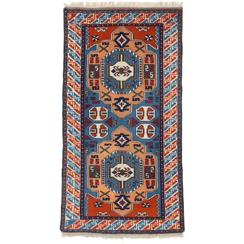 Oriental Hand Woven 100cm X 188cm Area Rug
