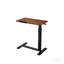 Bureau pour travailler debout réglable avec roulettes, table pour ordinateur portable réglable en hauteur et en angle - Bureau mobile pour bureau à domicile, noyer et noir