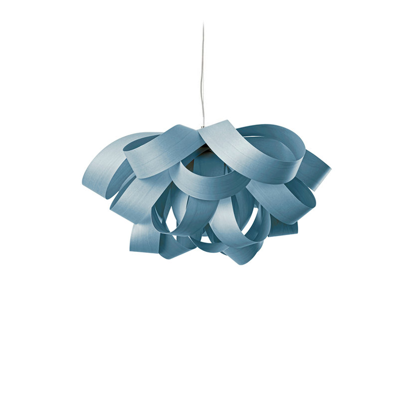Agatha 1 - Light Pendant, E26, Sea Blue, 14.6" H x 30" W x 30.7" D