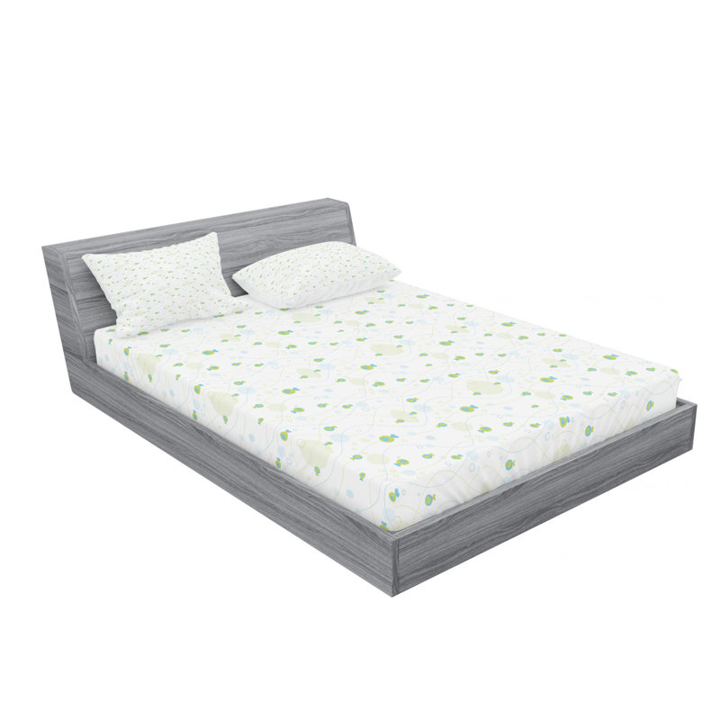 Microfiber Sheet Set, Queen Sheet Set with Fitted Sheet