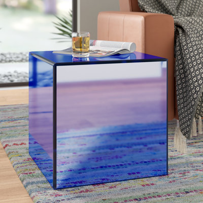 Natoli Glass Top End Table