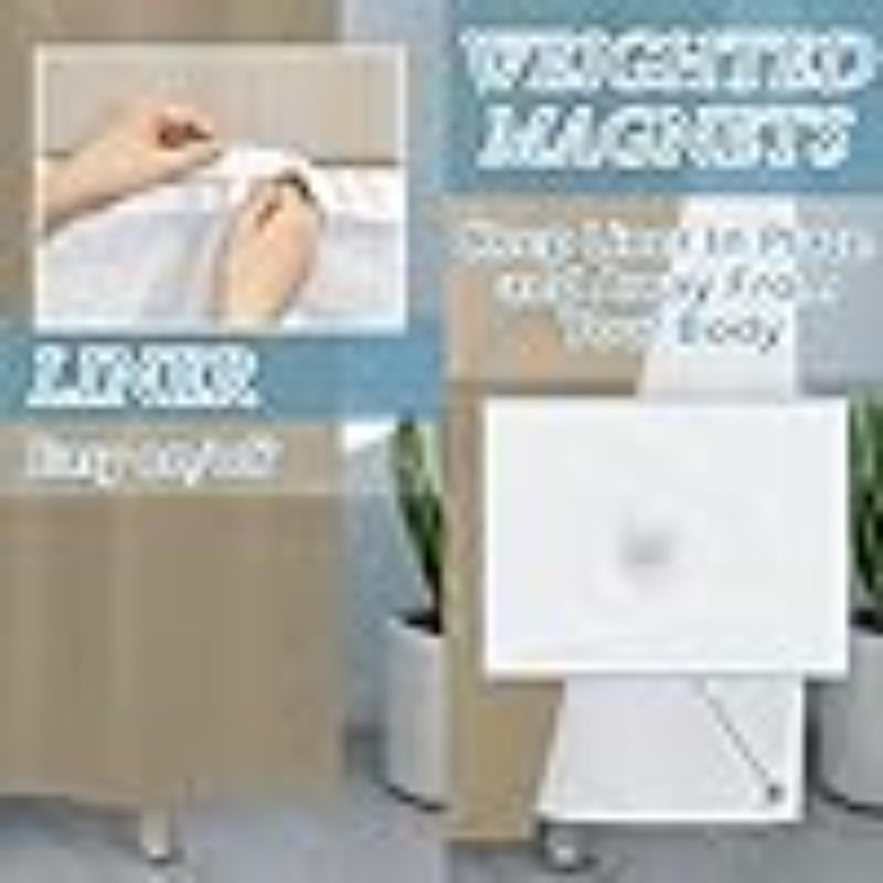 Rideau de douche beige sans crochet avec doublure encliquetable, rideaux de douche à tissage gaufré 230GSM pour salle de bain, l 71 po x H 74 po