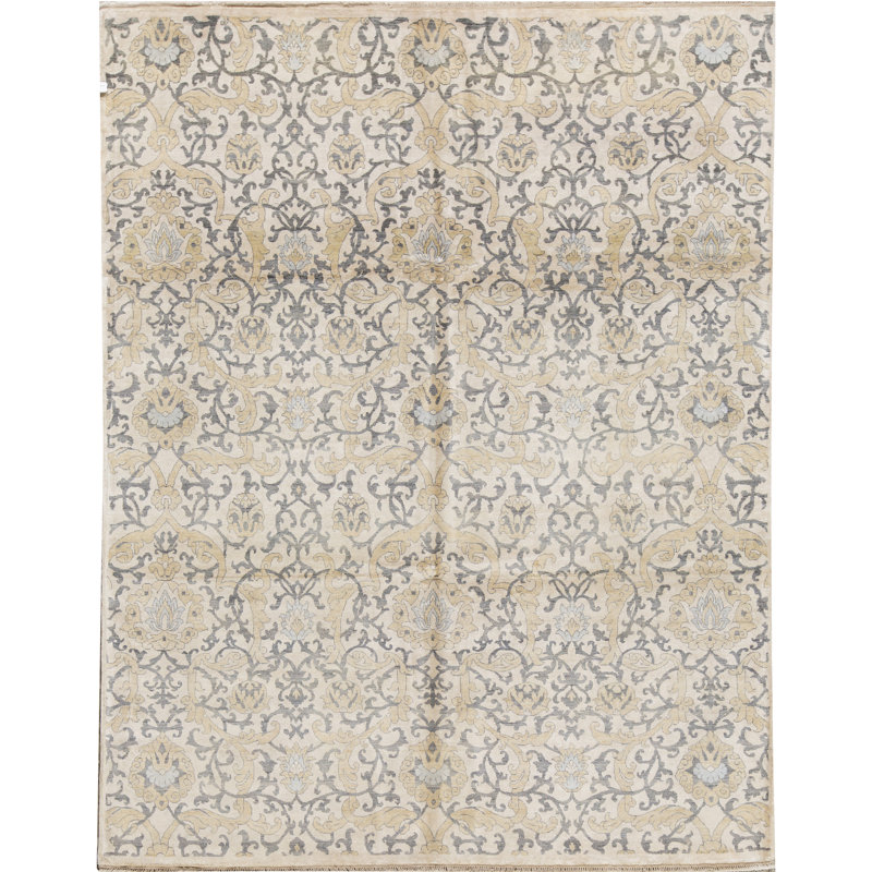 Silk Damask Area Rug