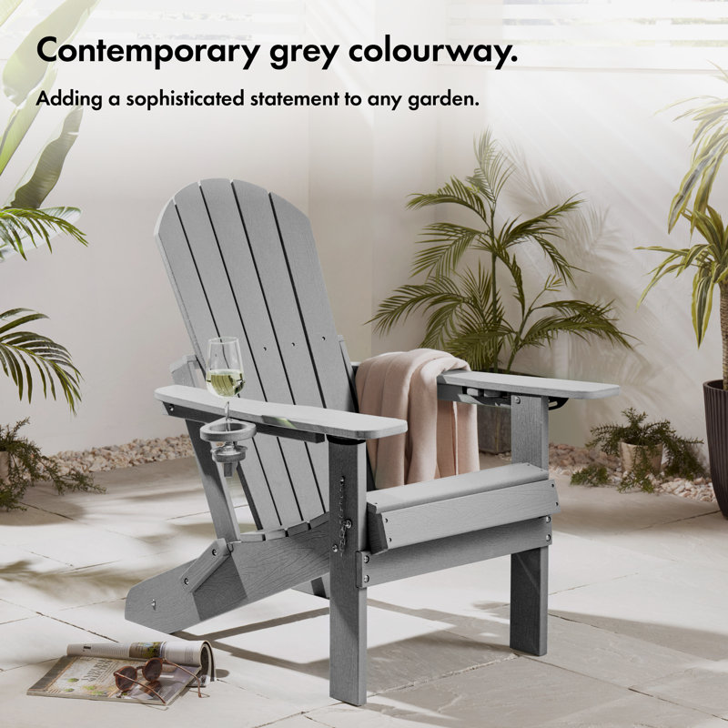 Adirondack Outdoor Adirondack Chair, Green