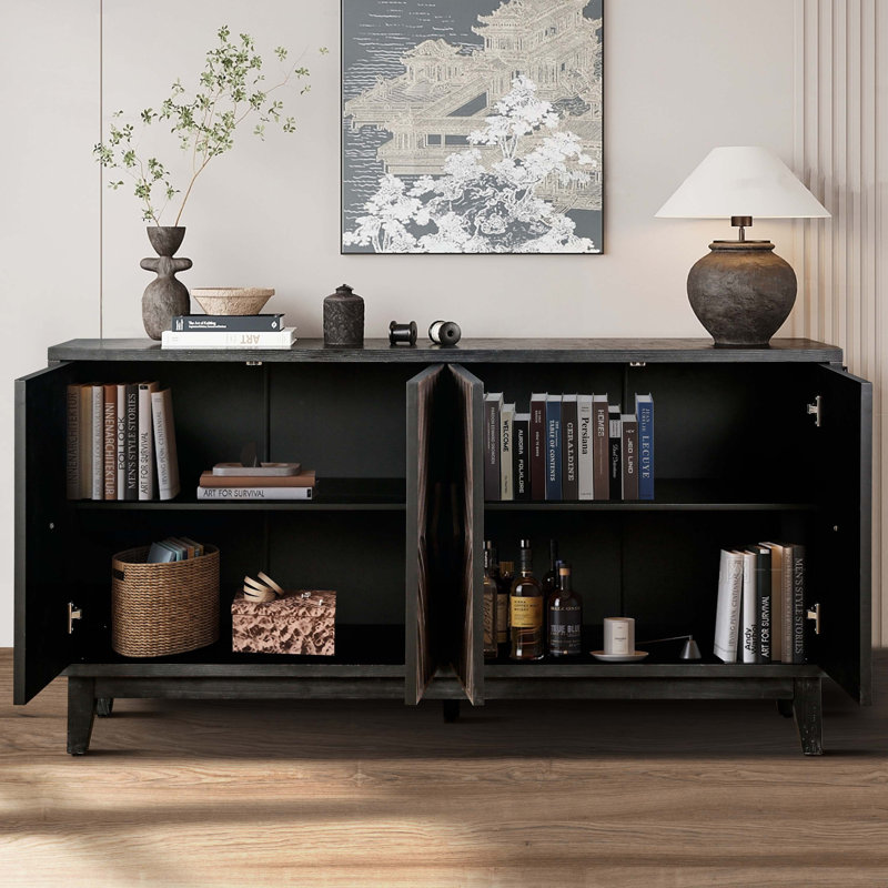 Accent Chests / Cabinets Accent Cabinet, Antique Black