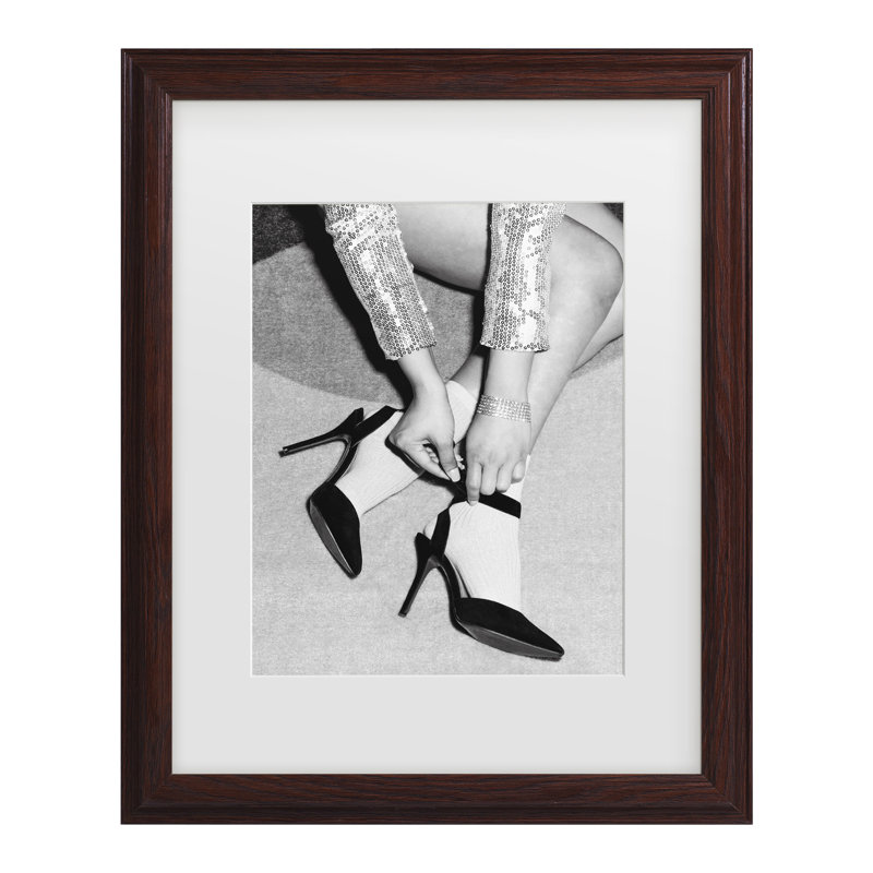 Art encadré avec passe-partout blanc Picofu Studio III, H 16,75 po x l 13,75 po