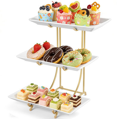 3 Tier Serving Tray Set for Party