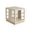 Sunset Key Floor Shelf End Table with Storage