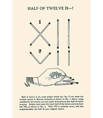 " Half Of Twelve Is ? " by Harry Houdini