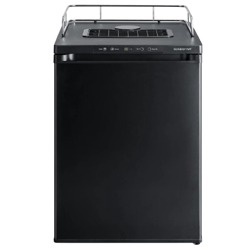 Réfrigérateur à conversion de 5,6 pi Kegerator, Noir