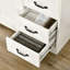 Armoire de rangement Winston Porter avec 2 portes, 4 tiroirs pour le salon et le couloir-2043689616