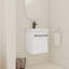 Meuble-lavabo mural compact Uriel-536550600