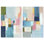 Reproduction d'art abstrait sur toile colorée par Art Remedy, galerie tendue, 36 x 54