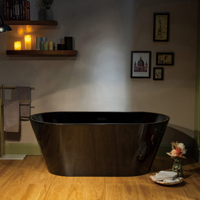 59'' x 29.5'' Freestanding Soaking Acrylic Bathtub