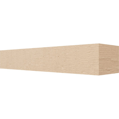Block Woodgrain TimberThane Rafter Tail, Primed Tan