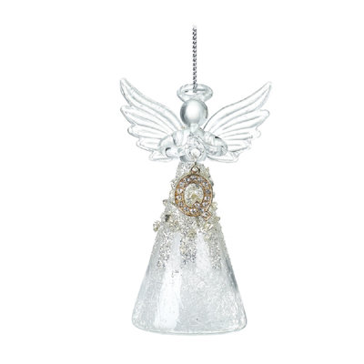 Mcdaniel 9cm Glass Hanging Figurine Ornament