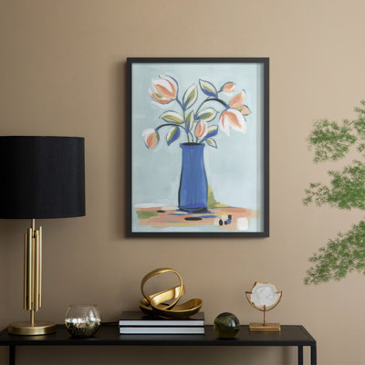 Botanica Bouquet I Framed Print - Solid Wood