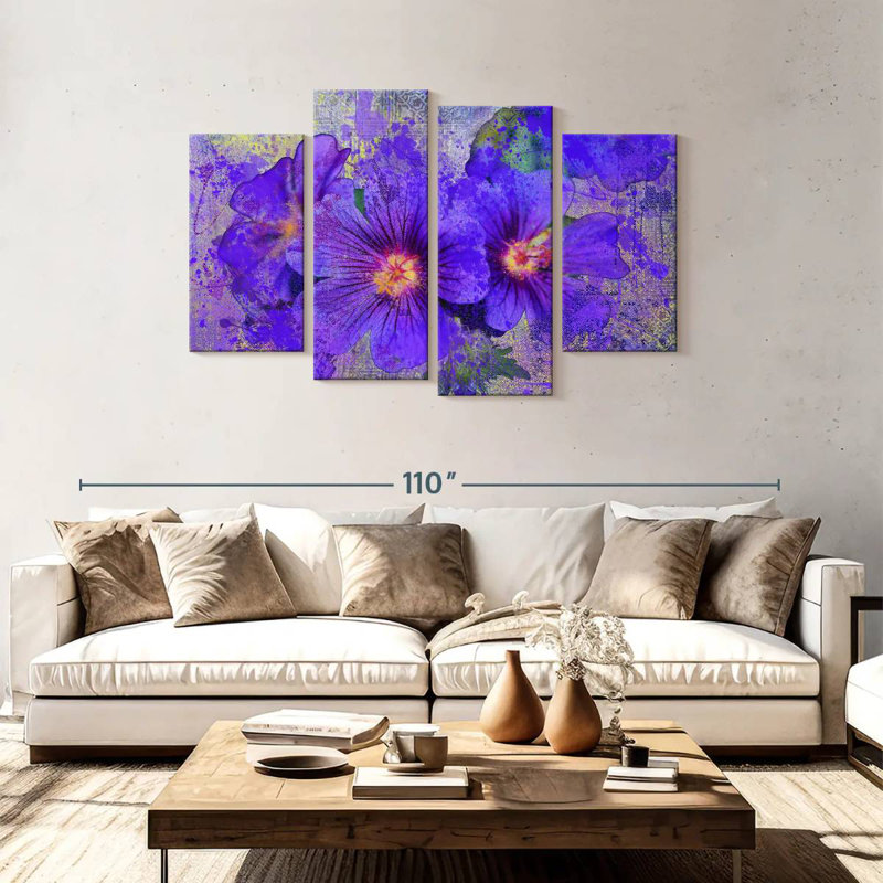 Fleurs mauves Harnek