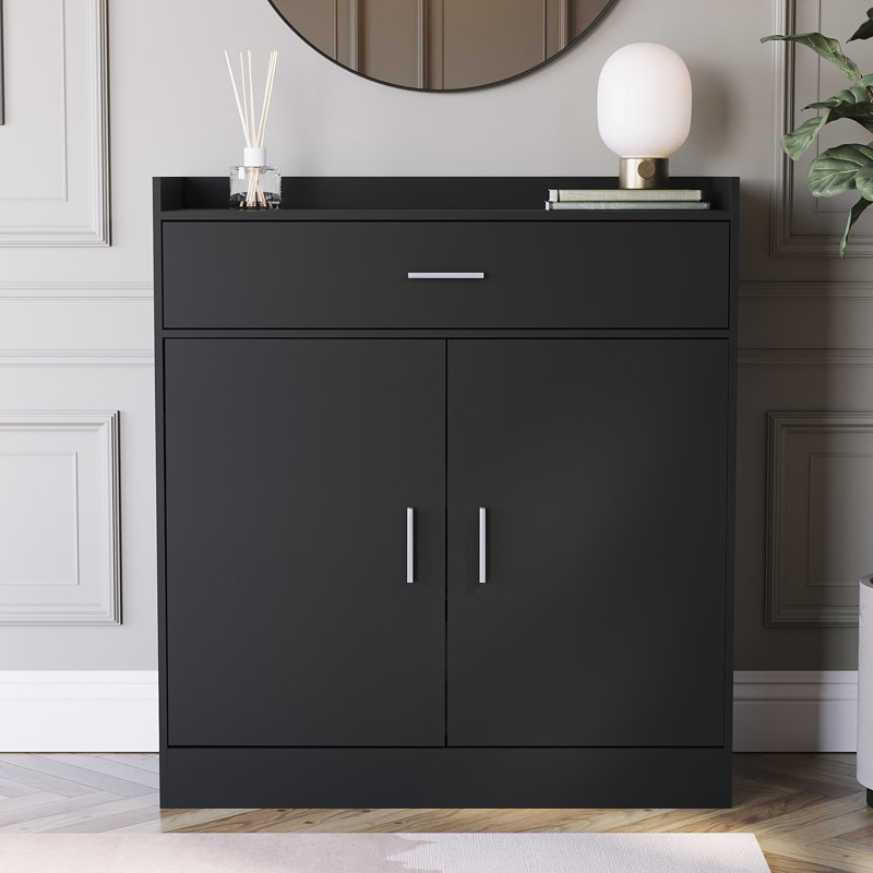 Muskoka Shoe Storage Cabinet Hallway Bedroom Living Room Shoe Storage Unit, Black
