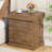 3 Drawers Nightstand With Hidden Storage, Farmhouse End Table-354699474