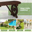 Banc d'extérieur en bois Dequaveon