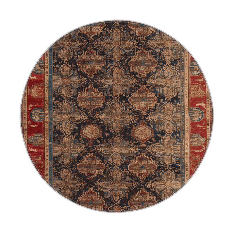 Tapis intérieur et extérieur ArtDeco, Rond 5 pi