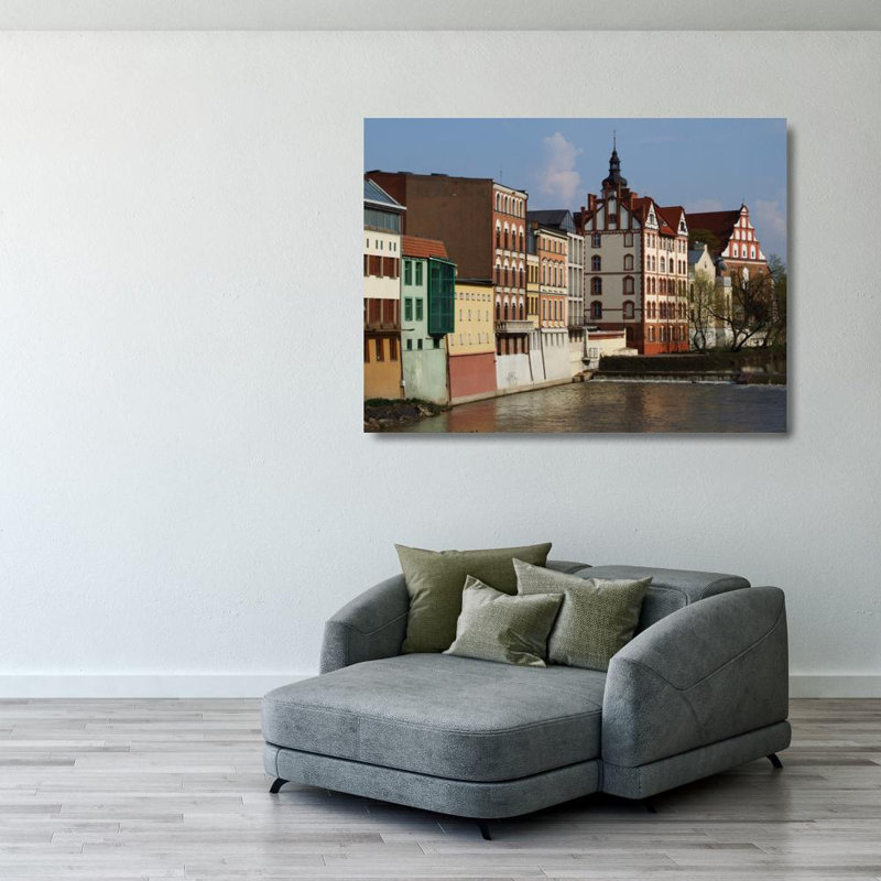 Oder River in Opole, 28" H x 38" W