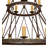 15 - Light Steel Dimmable Tiered Chandelier