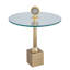 Sagebrook Home 23" Macklin Labradorite Stone Glass And Metal Accent-86681761