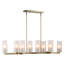Lustre linéaire 8 lumières Everly Quinn Hibner