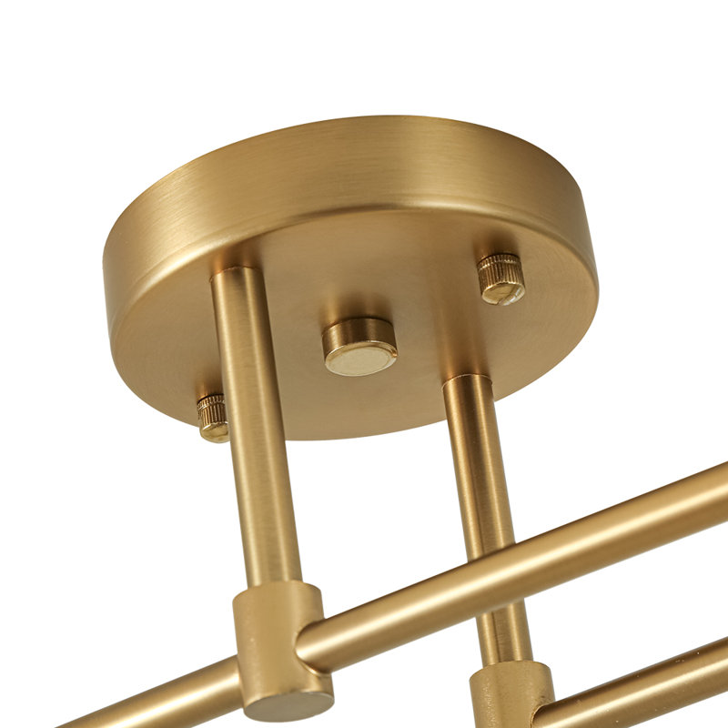 Plafonnier semi-encastré 4 lumières