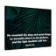 Deep and Secret Things Daniel 2:22 1 Piece Wrapped Canvas Wall Art-1603990448