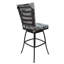 Tabouret d'extérieur 34 po avec coussin Masiyah-787907635-751763074