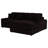 Wallburg Upholstered Reversible Chaise Sectional Sofa Chocolate-408152018-408152012