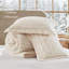 Ensemble d'édredon ultra-doux en fausse fourrure 3 pièces Duke Champagne-884854582-884854580