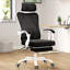 Chaise de bureau en filet avec repose-pieds et repose-tête-1067269307